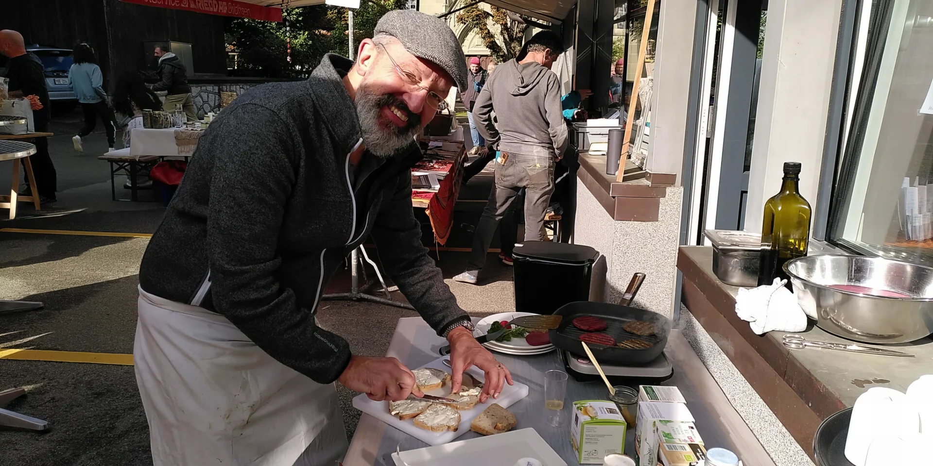 Andreas Hobmaier am Ochsen Märit in Rapperswil